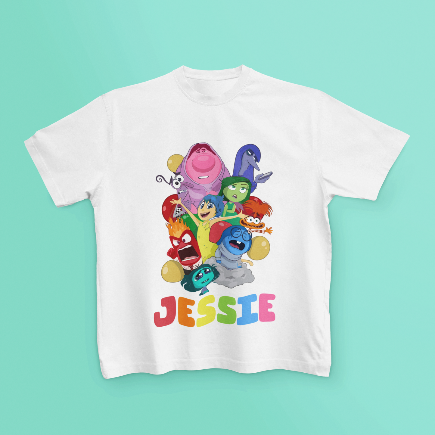 Personalised Inside Out T shirt Emotions
