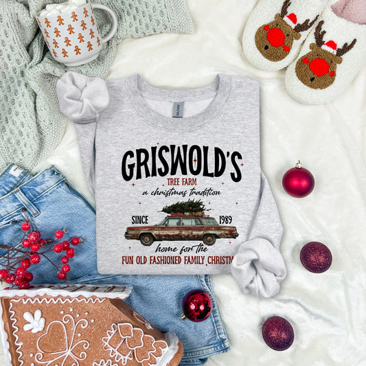 Griswold's Cozy Christmas Sweatshirt | Gift Crewneck Pullover | Winter Graphic Sweater