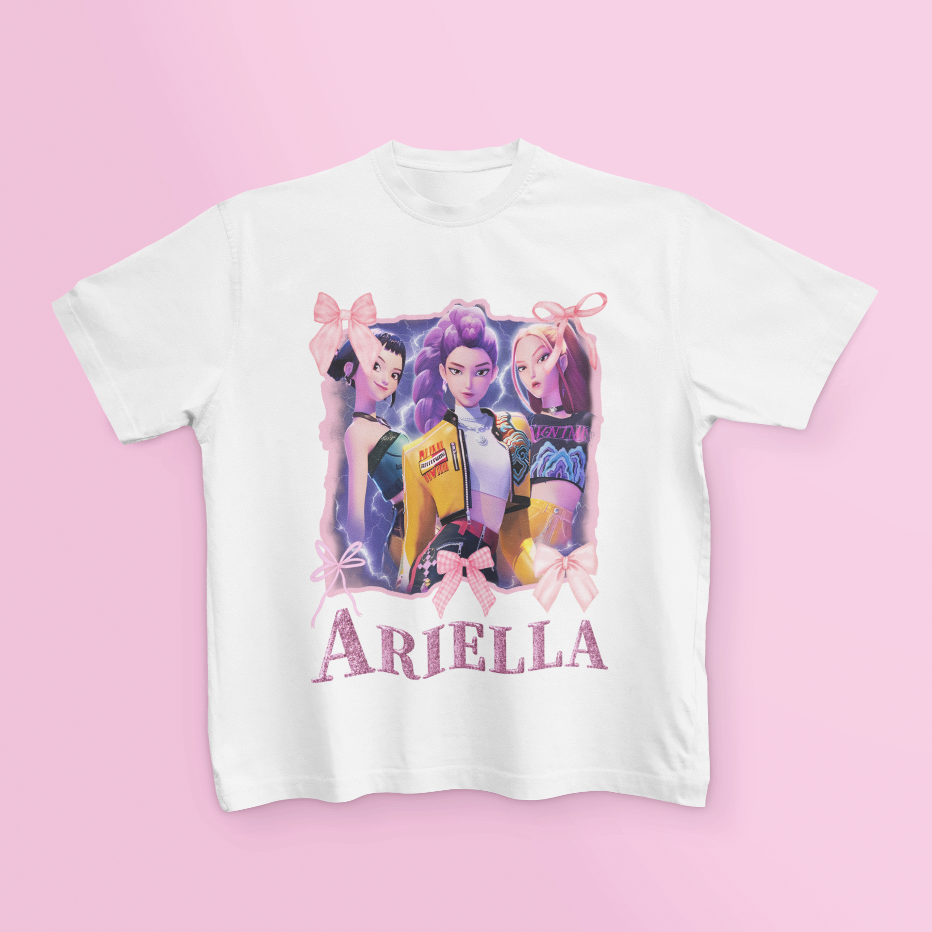 Personalised K-Pop T Shirt Kids Gift