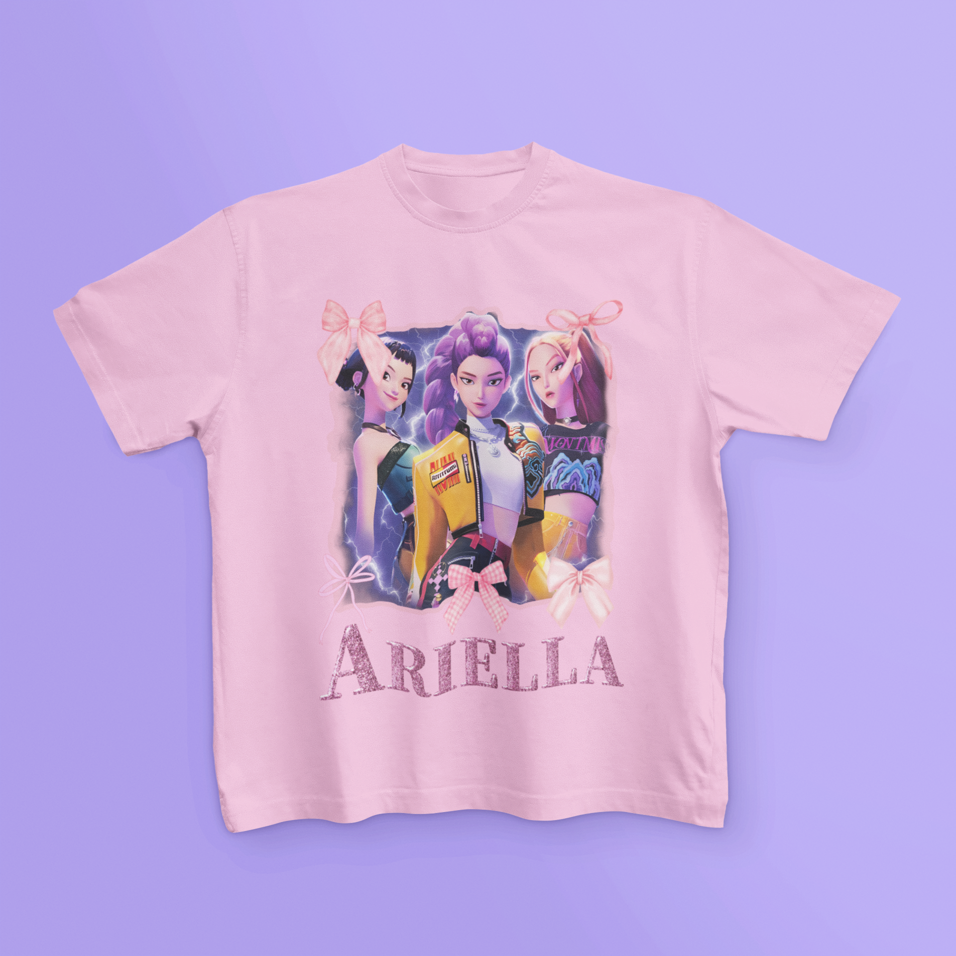 Personalised K-Pop T Shirt Kids Gift