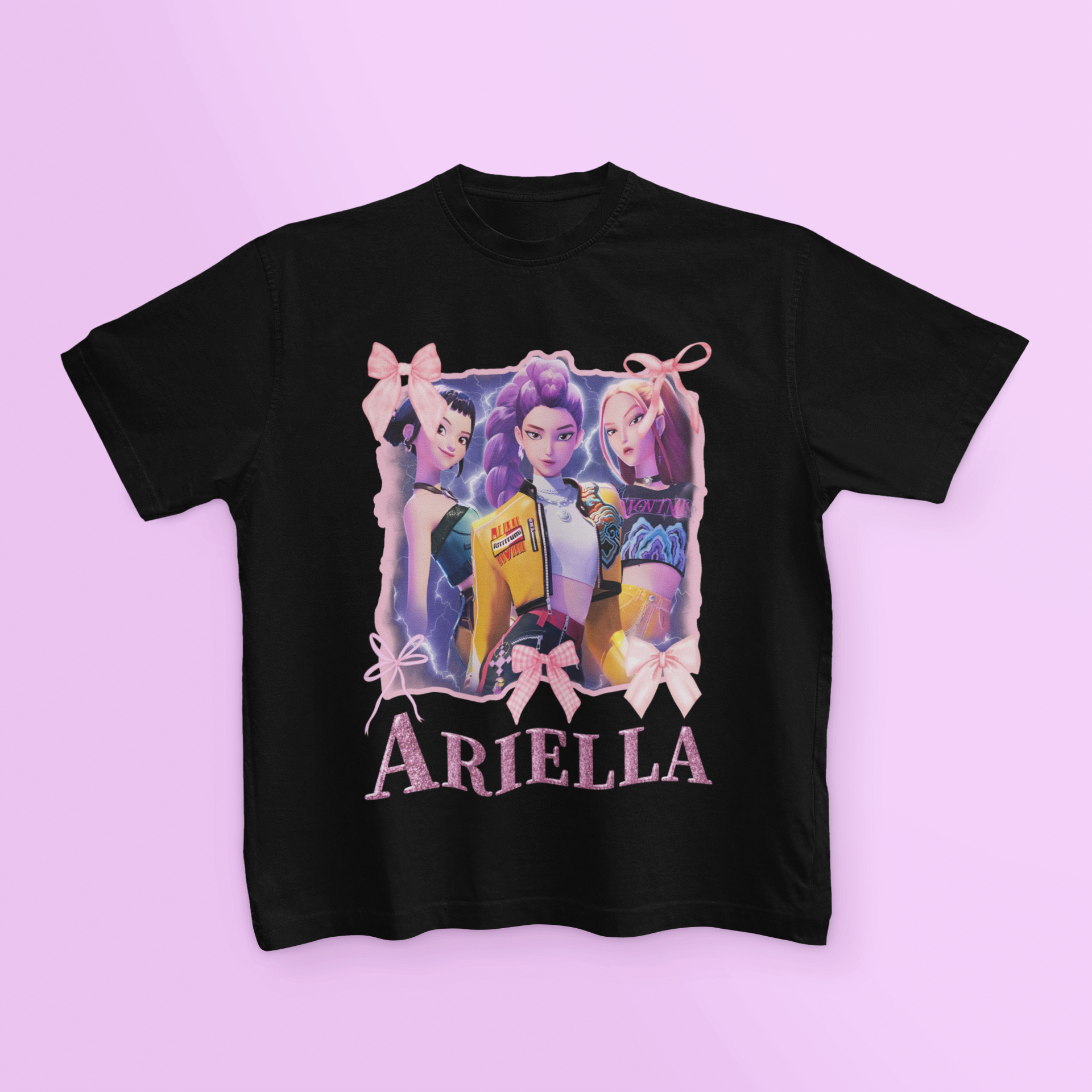 Personalised K-Pop T Shirt Kids Gift