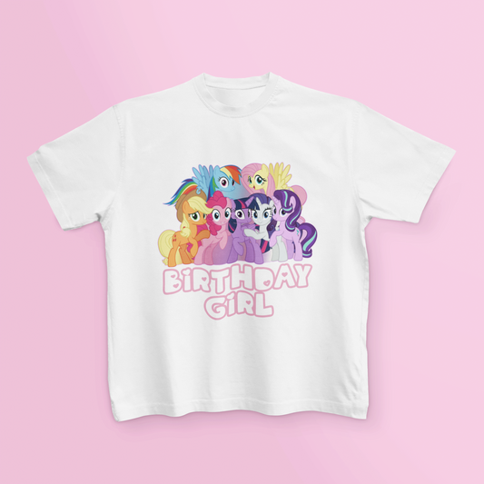 Little Pony Birthday Girl T Shirt