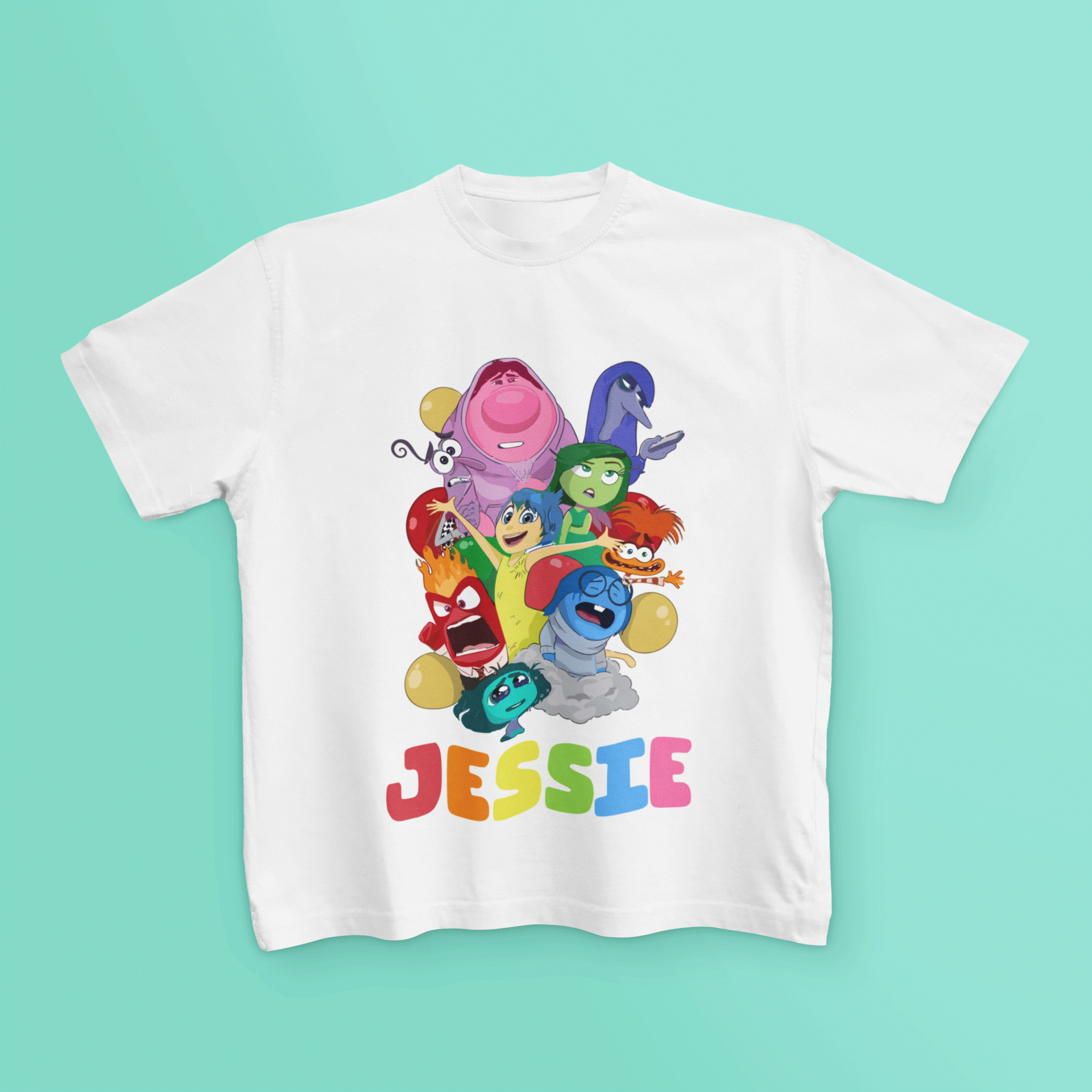 Personalised Inside Out T shirt Emotions