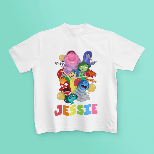 Personalised Inside Out T shirt Emotions