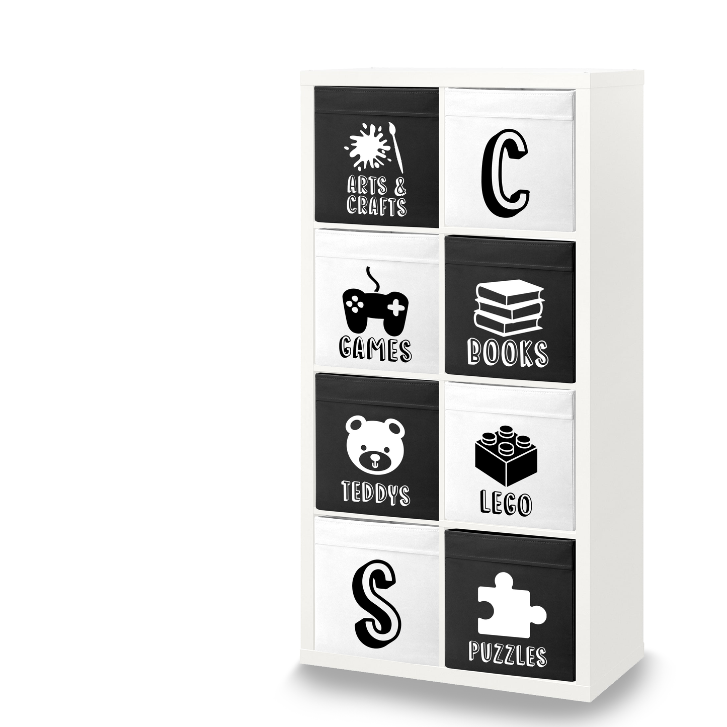 Ikea Drona/Kallax Toy Box Stickers