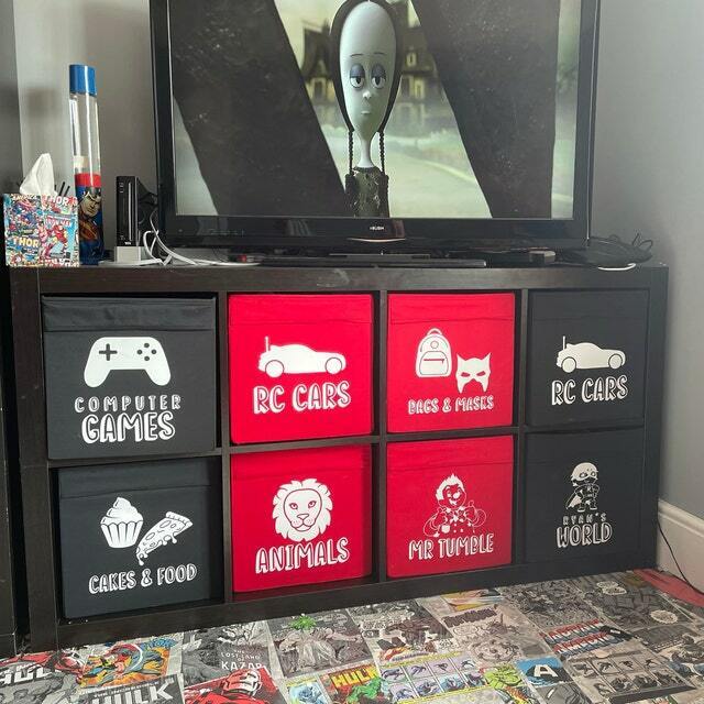 Ikea Drona/Kallax Toy Box Stickers