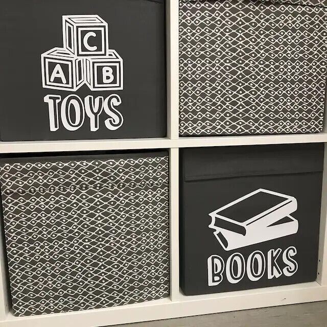 Ikea Drona/Kallax Toy Box Stickers