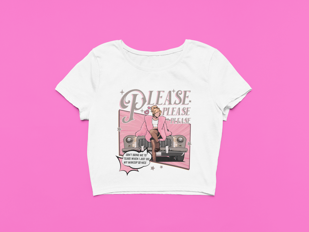 Please Sabrina Crop Top