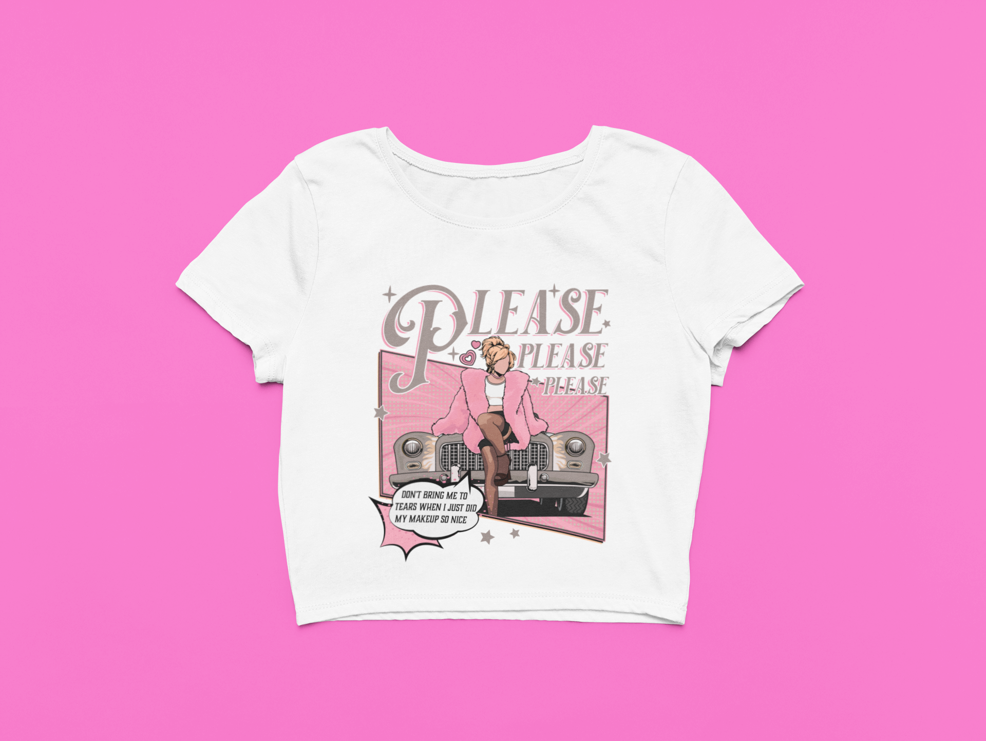 Please Sabrina Crop Top